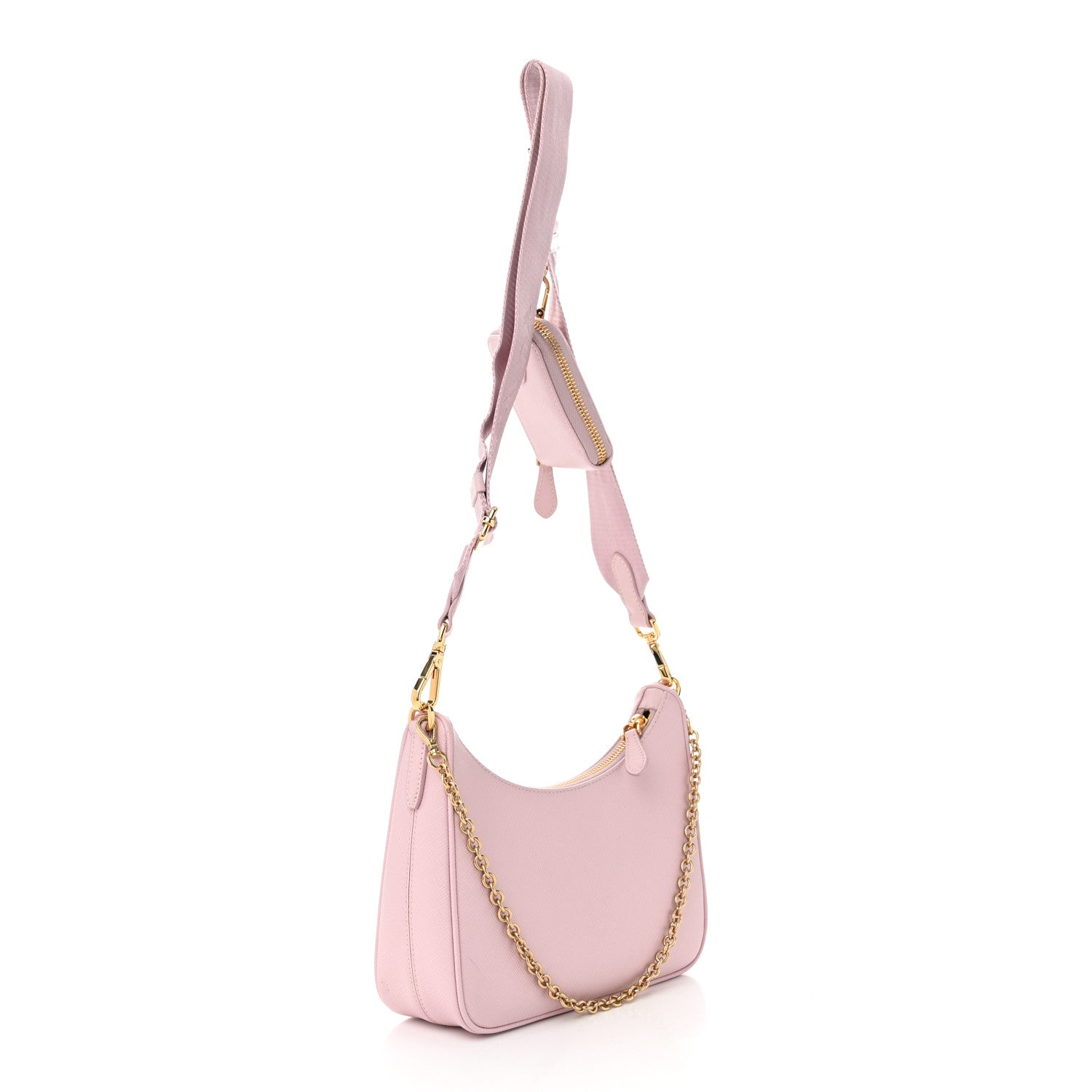 Prada Saffiano Lux Re-Edition 2005 Shoulder Bag Alabastro 3 of 11