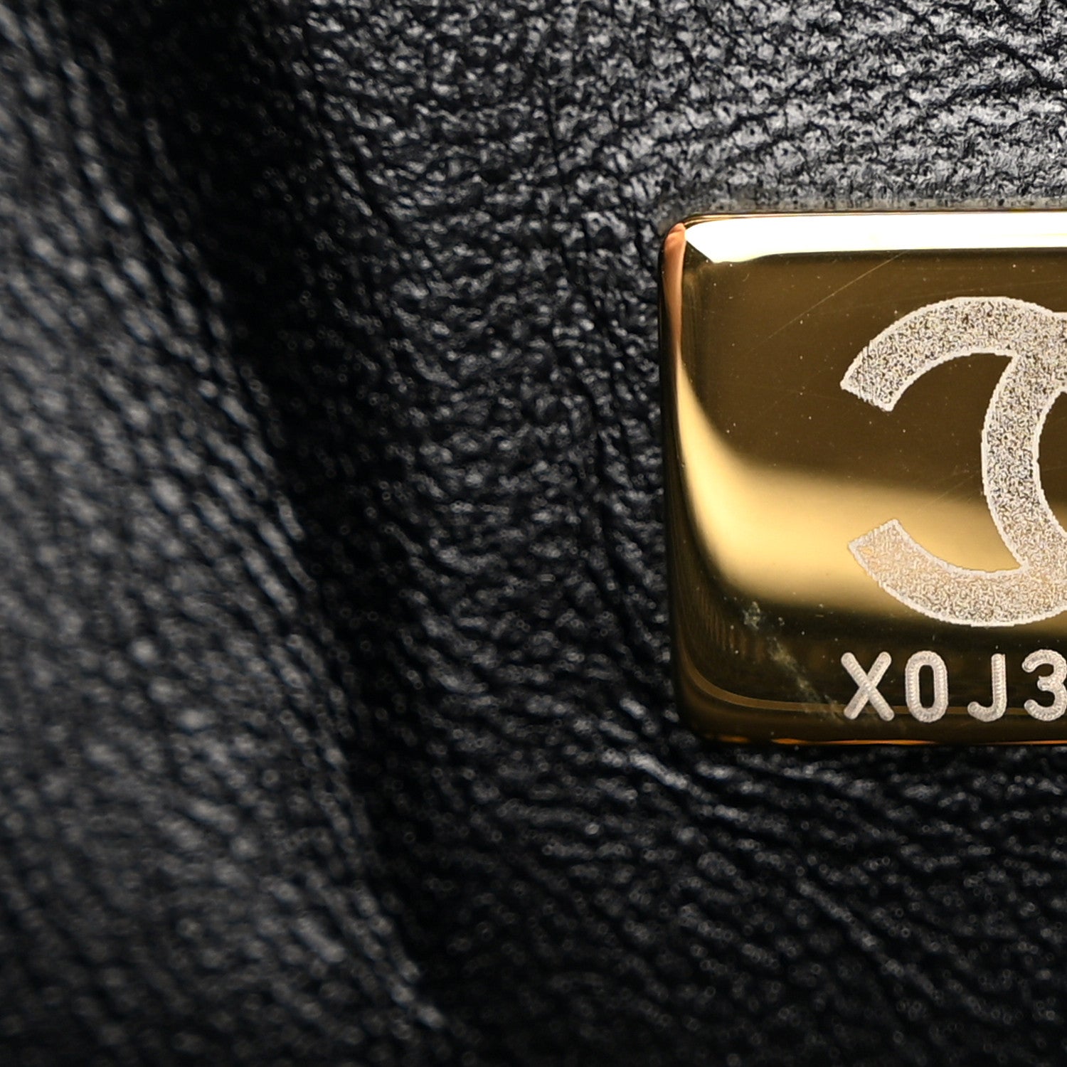 Chanel Shiny Lambskin Quilted Golden Links Top Handle Flap Black 7 of 11