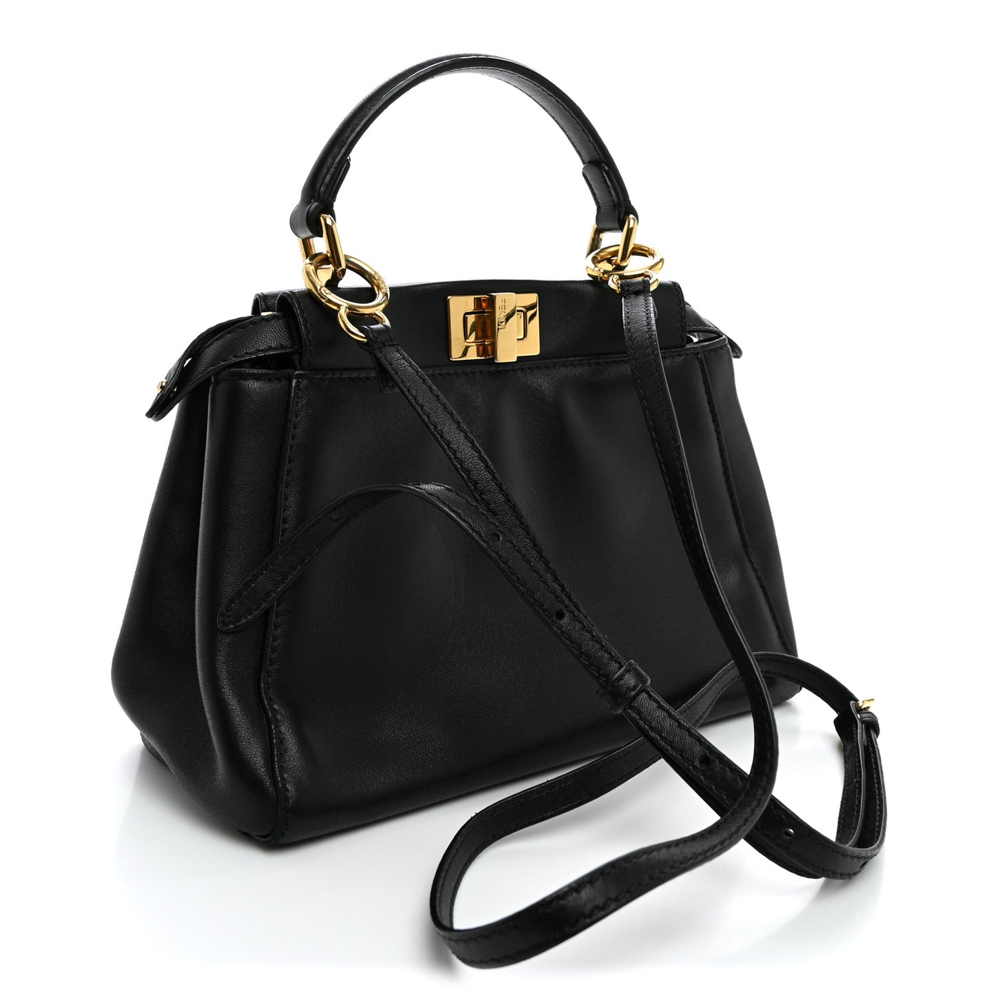 Nappa Mini Peekaboo Iconic Satchel Black