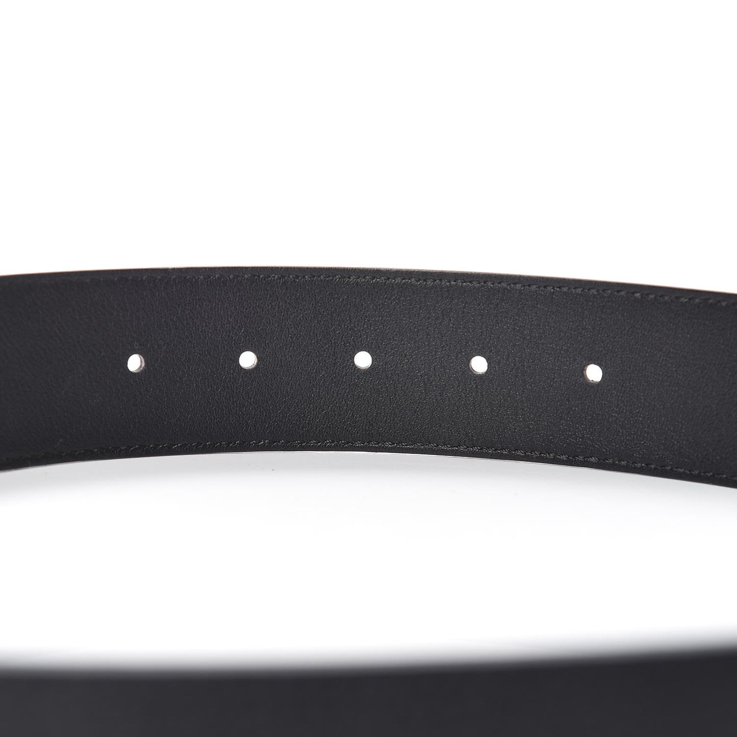 Textured Calfskin Double G 40mm Belt 85 34 Black