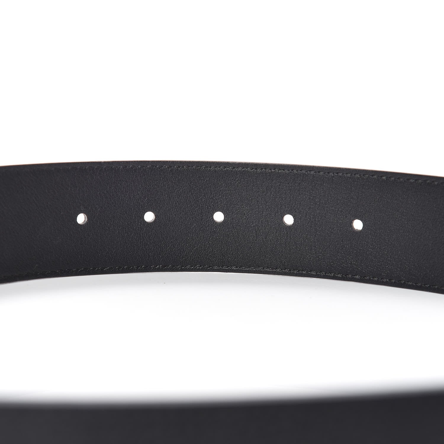 Gucci Textured Calfskin Double G 40mm Belt 85 34 Black 6 of 6