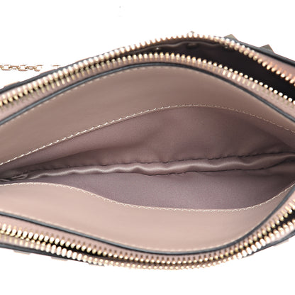 Valentino Garavani Vitello Rockstud Chain Pouch Shoulder Bag Poudre 5 of 11