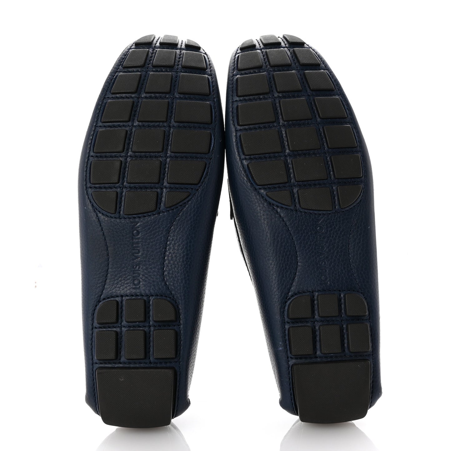 Grained Calfskin Mens Monte Carlo Car Shoe Moccasin Loafers 11 Blue