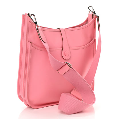 Hermes Epsom Evelyne III PM Rose Confetti 3 of 15