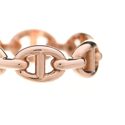 Hermes 18K Rose Gold PM Chaine D'Ancre Enchainee Ring 50 5.25 7 of 8