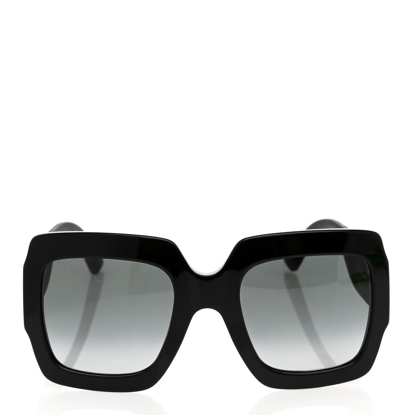Square Frame Glitter GG0102S Sunglasses Black