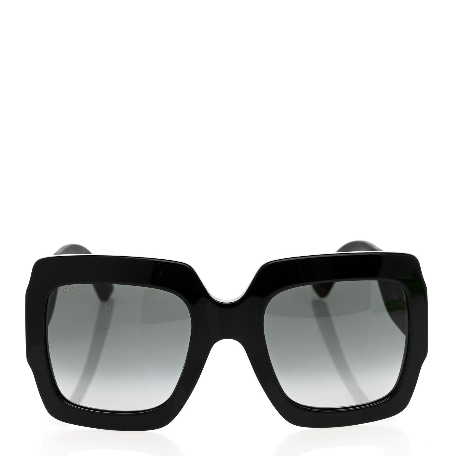 Gucci Square Frame Glitter GG0102S Sunglasses Black 2 of 8