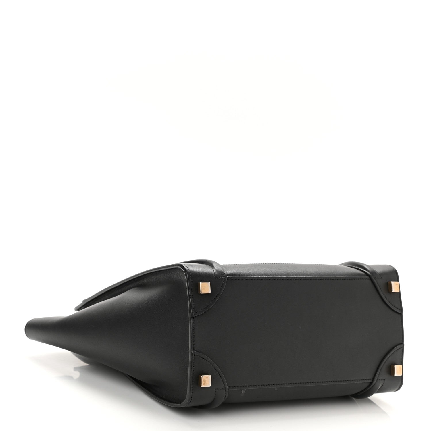 Celine Smooth Calfskin Micro Luggage Black 4 of 8