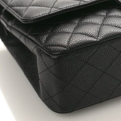 Chanel Caviar Quilted Medium Double Flap Black 8 of 9