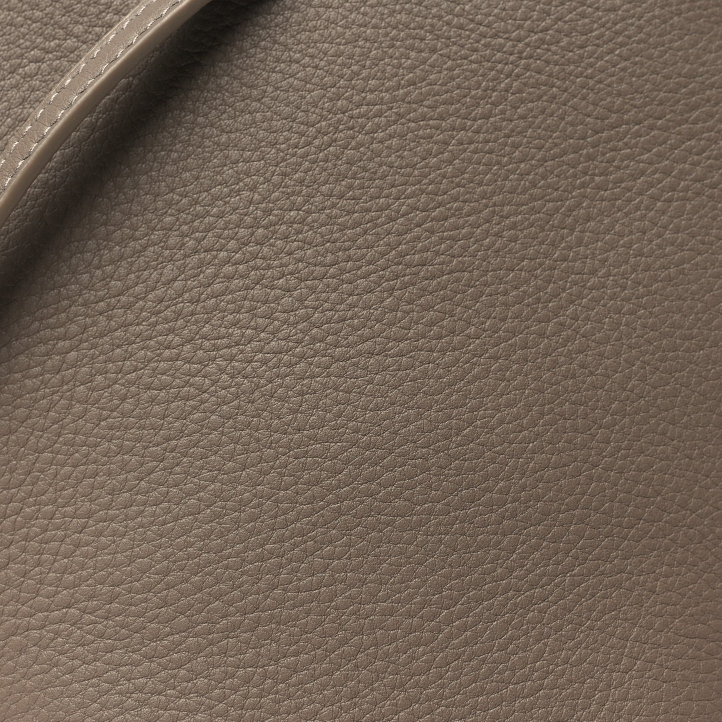 Grained Calfskin Bale Phone Case Warm Mastic