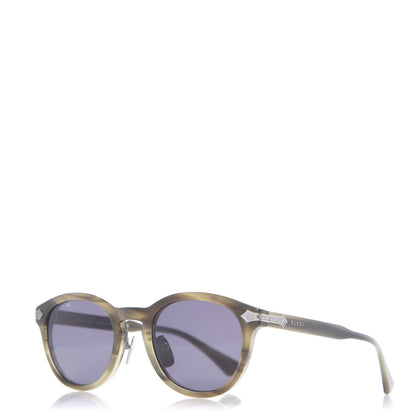 Gucci Acetate Round Metal Sunglasses GG0071S 1 of 9