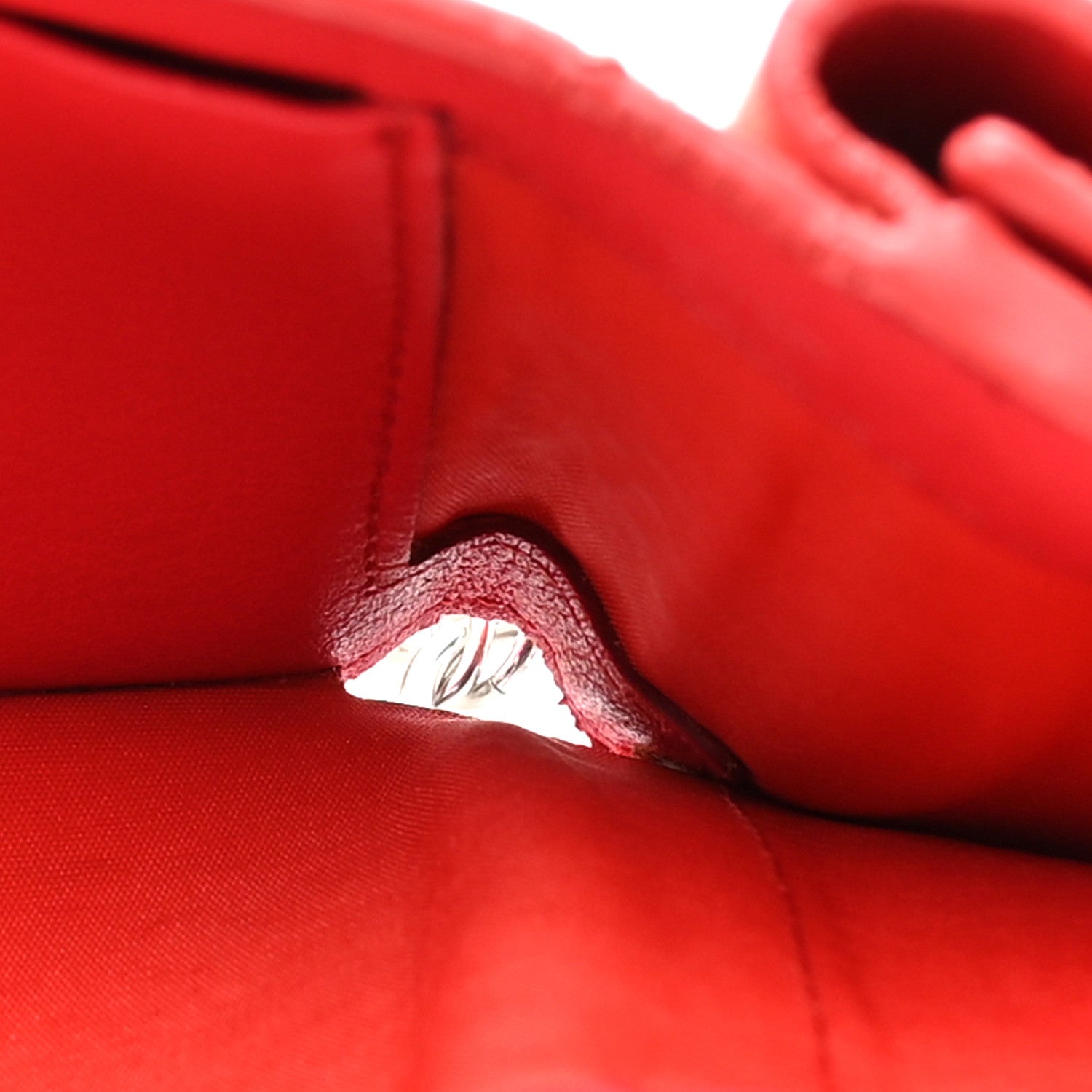 MCM Calfskin Ottomar Monogram Tri-Fold Wallet Hot Coral 6 of 11