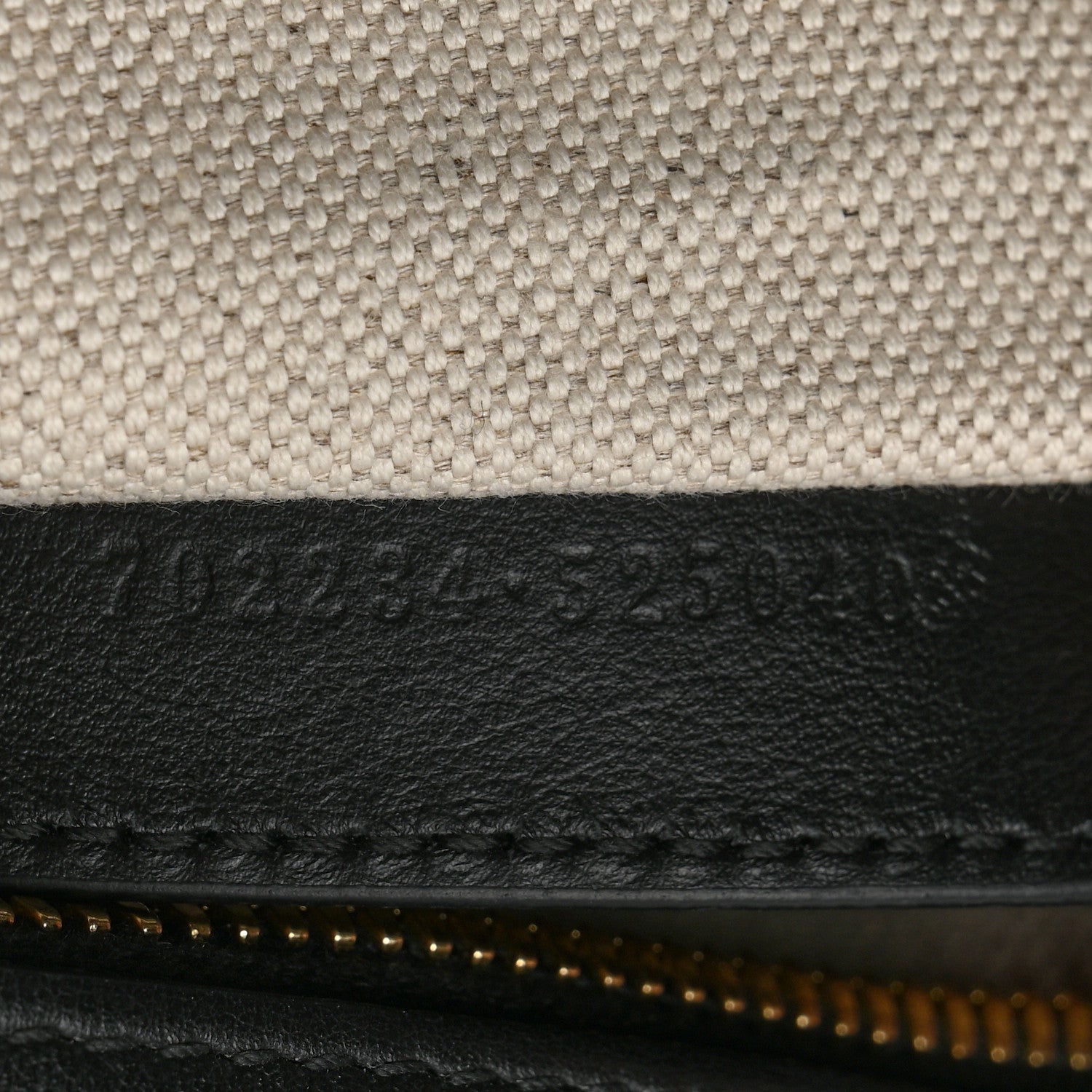 Gucci Calfskin GG Matelasse Shoulder Bag Black Natural 7 of 10
