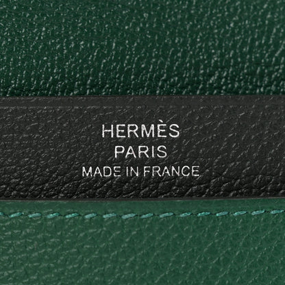 Hermes Evercolor Verso R.M.S Card Holder Vert Moyen Vert Fonce 6 of 8