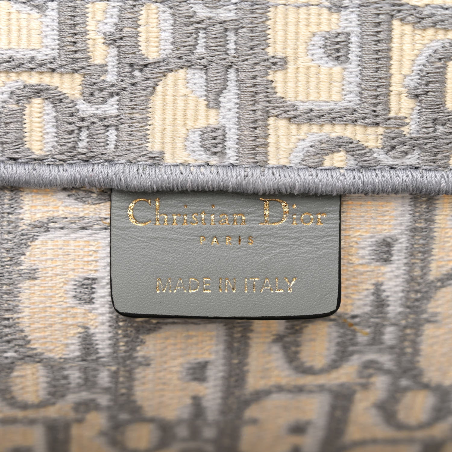 Christian Dior Oblique Large Book Tote Grey 5 of 14