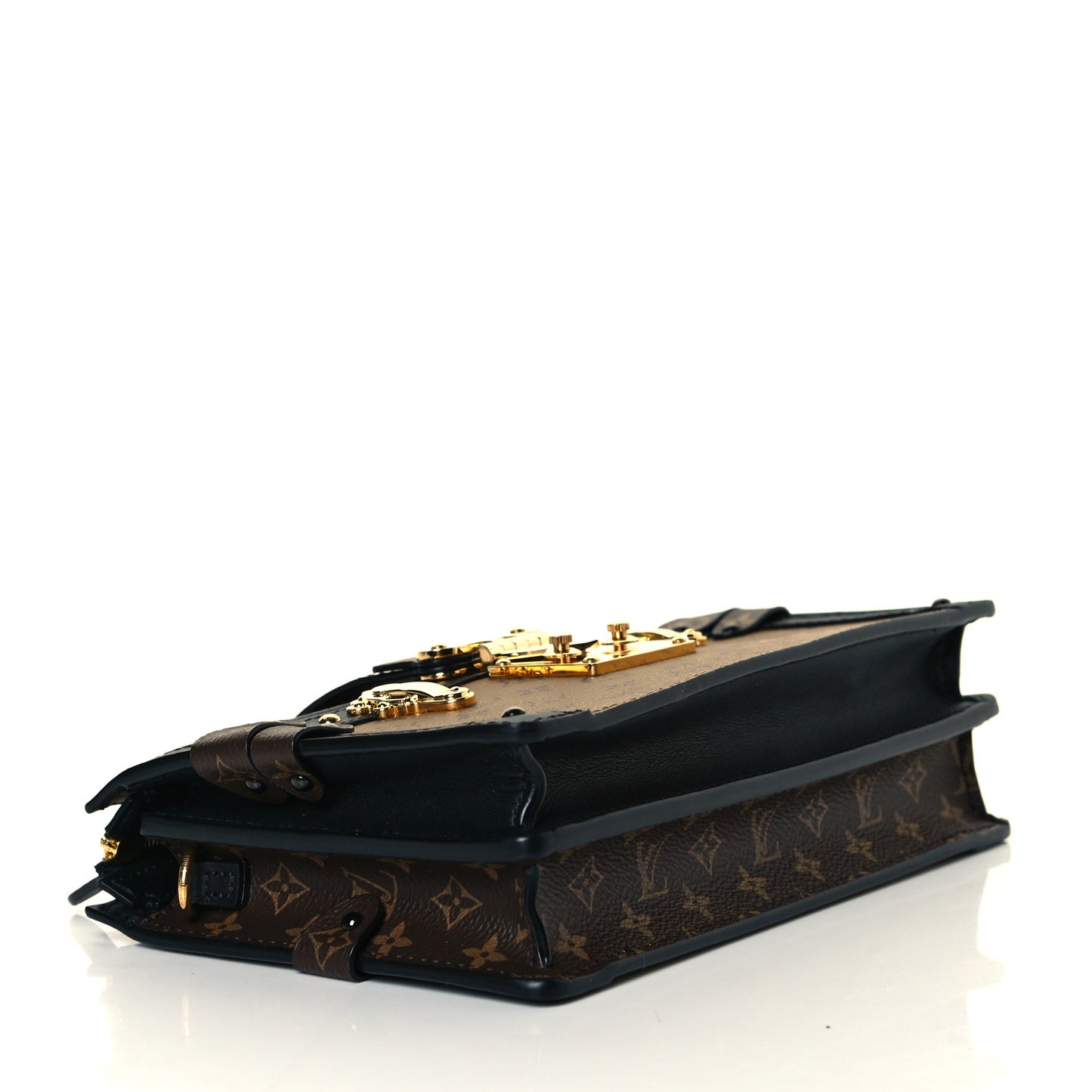 Reverse Monogram Trunk Clutch