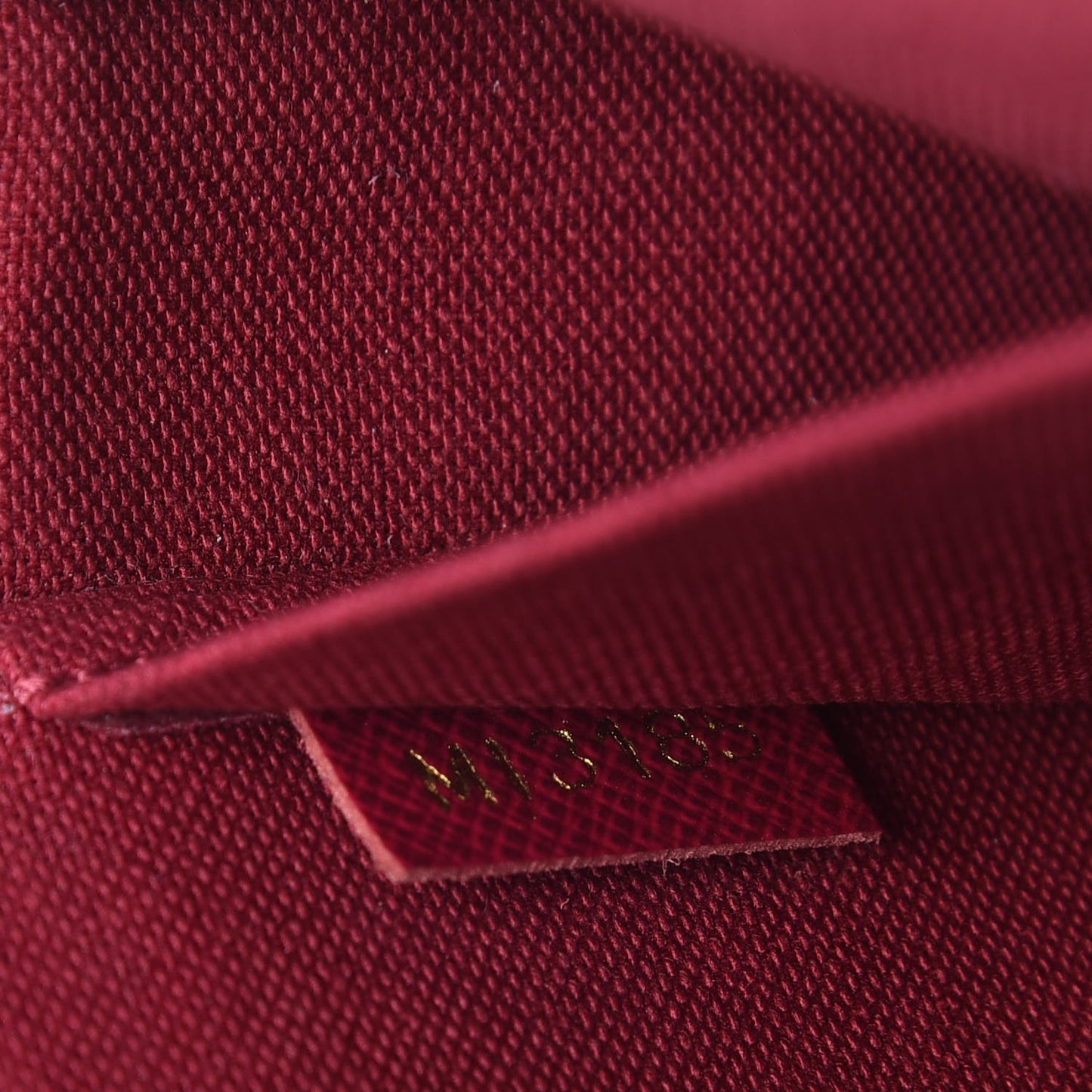 Monogram Pochette Felicie Chain Wallet Fuchsia