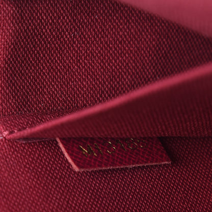 Louis Vuitton Monogram Pochette Felicie Chain Wallet Fuchsia 8 of 8