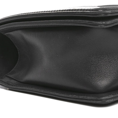 Chanel Lambskin Chevron Quilted New Medium Boy Flap Dark Navy Blue 9 of 10