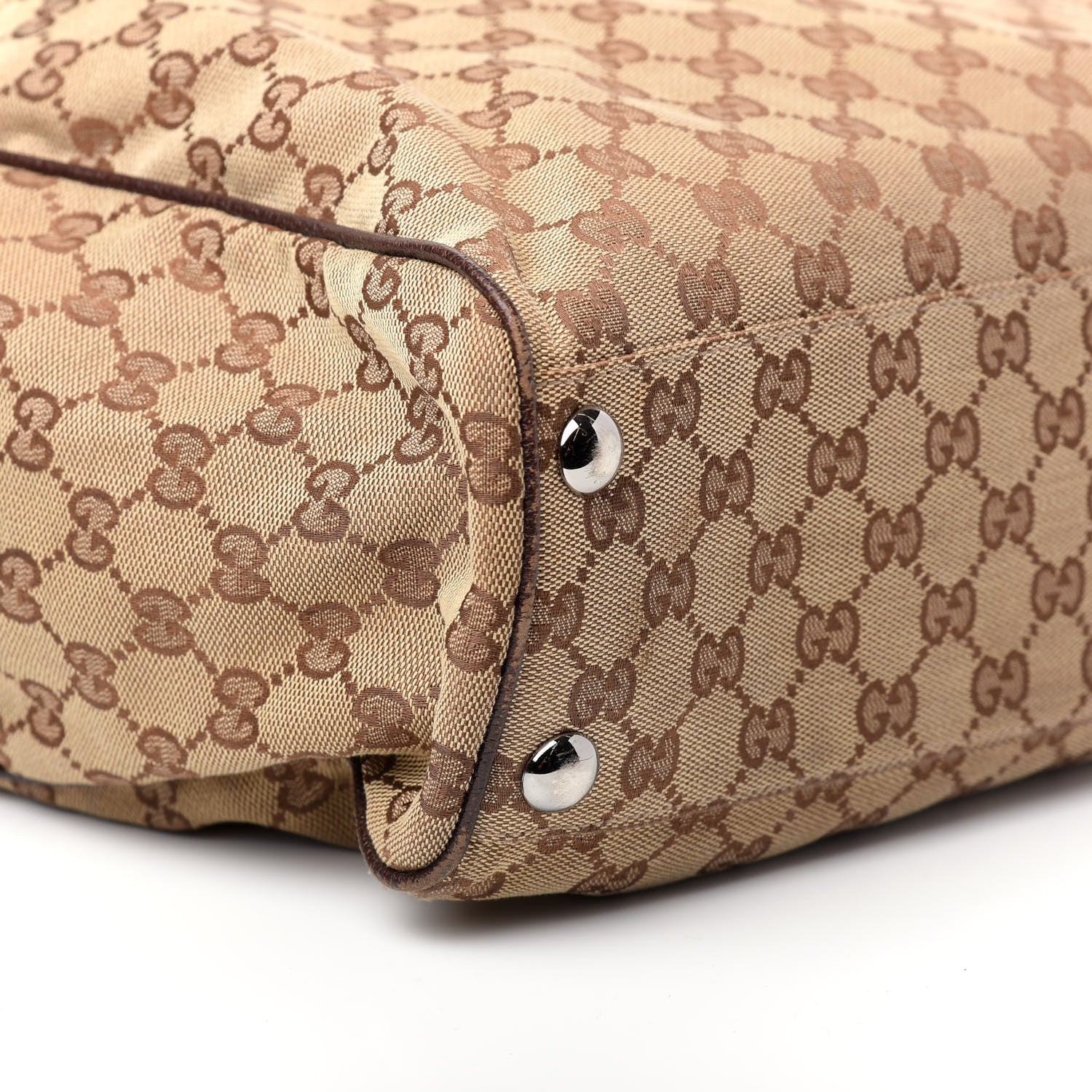Gucci Monogram Large Tote Dark Brown 6 of 12