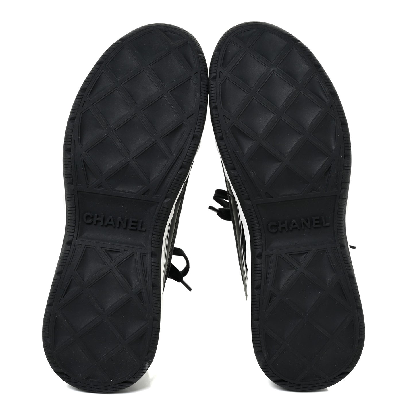 Velvet Calfskin Mixed Fibers CC Sneakers 40.5 Black