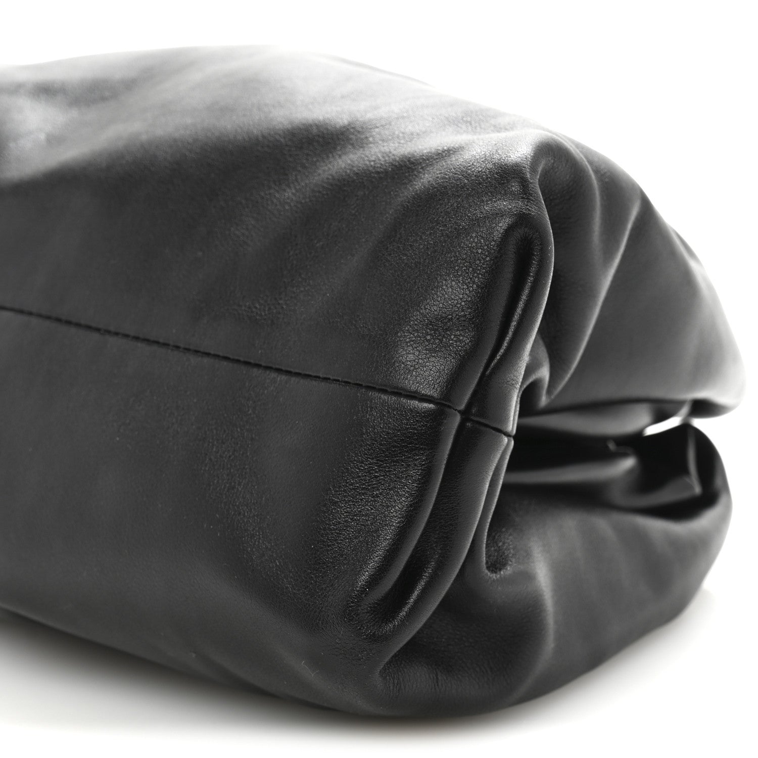 Bottega Veneta Smooth Butter Calf The Pouch Oversized Clutch Black 10 of 10