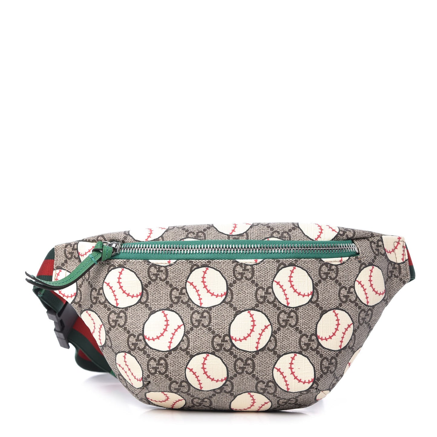 GG Supreme Monogram Baseballs Web Childrens Belt Bag