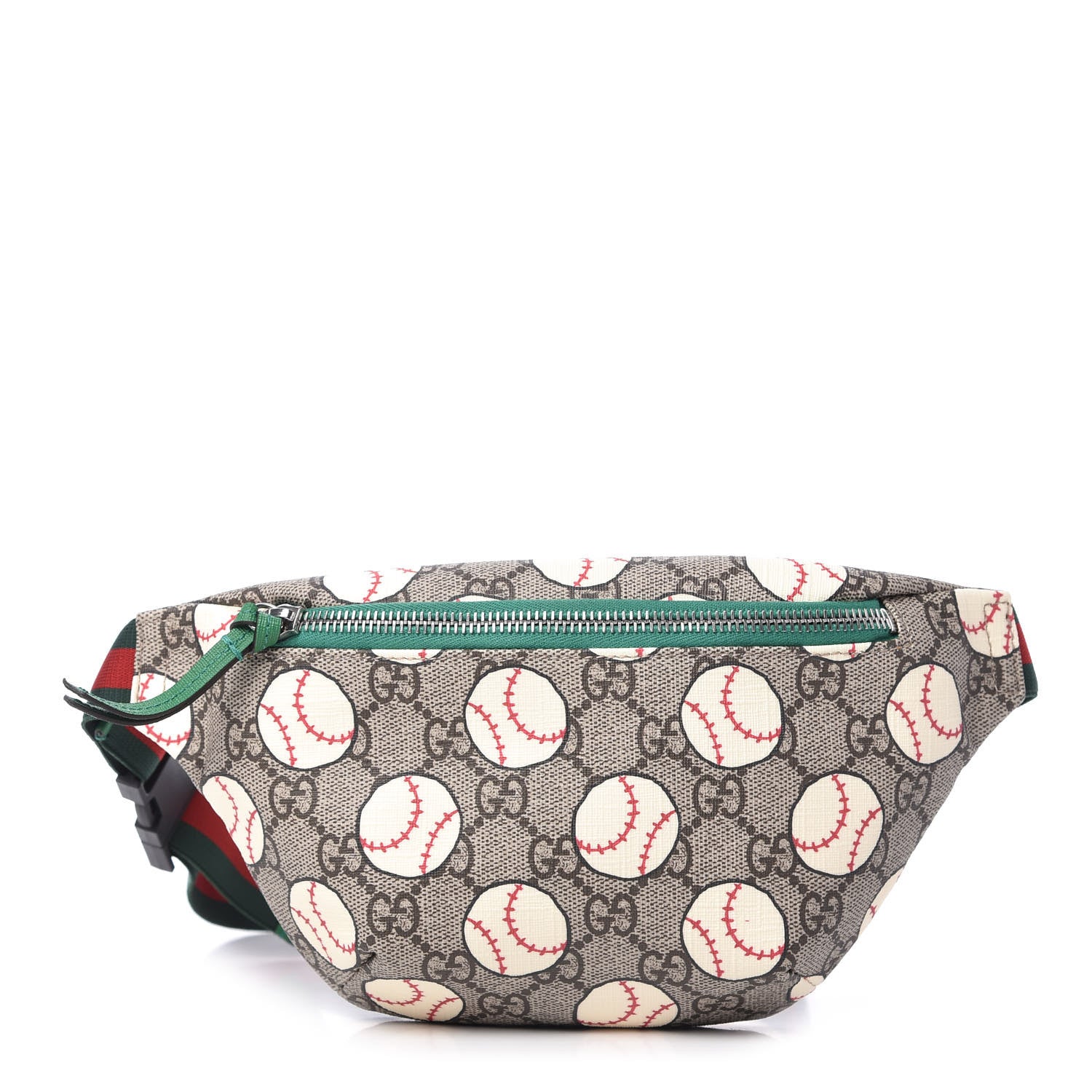 Gucci GG Supreme Monogram Baseballs Web Childrens Belt Bag 1 of 10