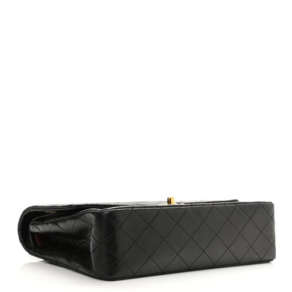 Chanel Lambskin Quilted Medium Double Flap Black 4 of 14