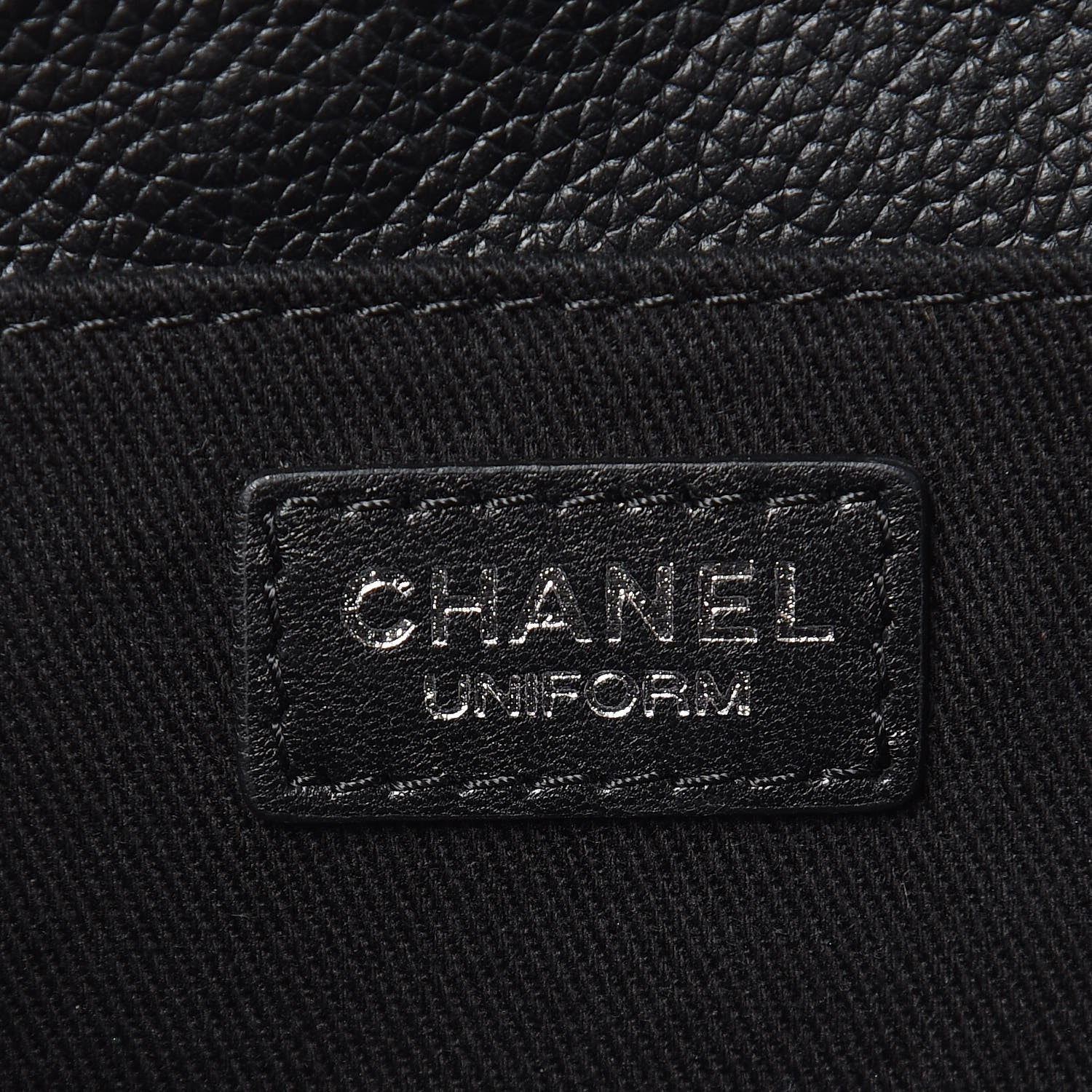 Chanel Grained Calfskin Quilted 2.55 Reissue Flap Belt Bag Clutch Black 5 of 9