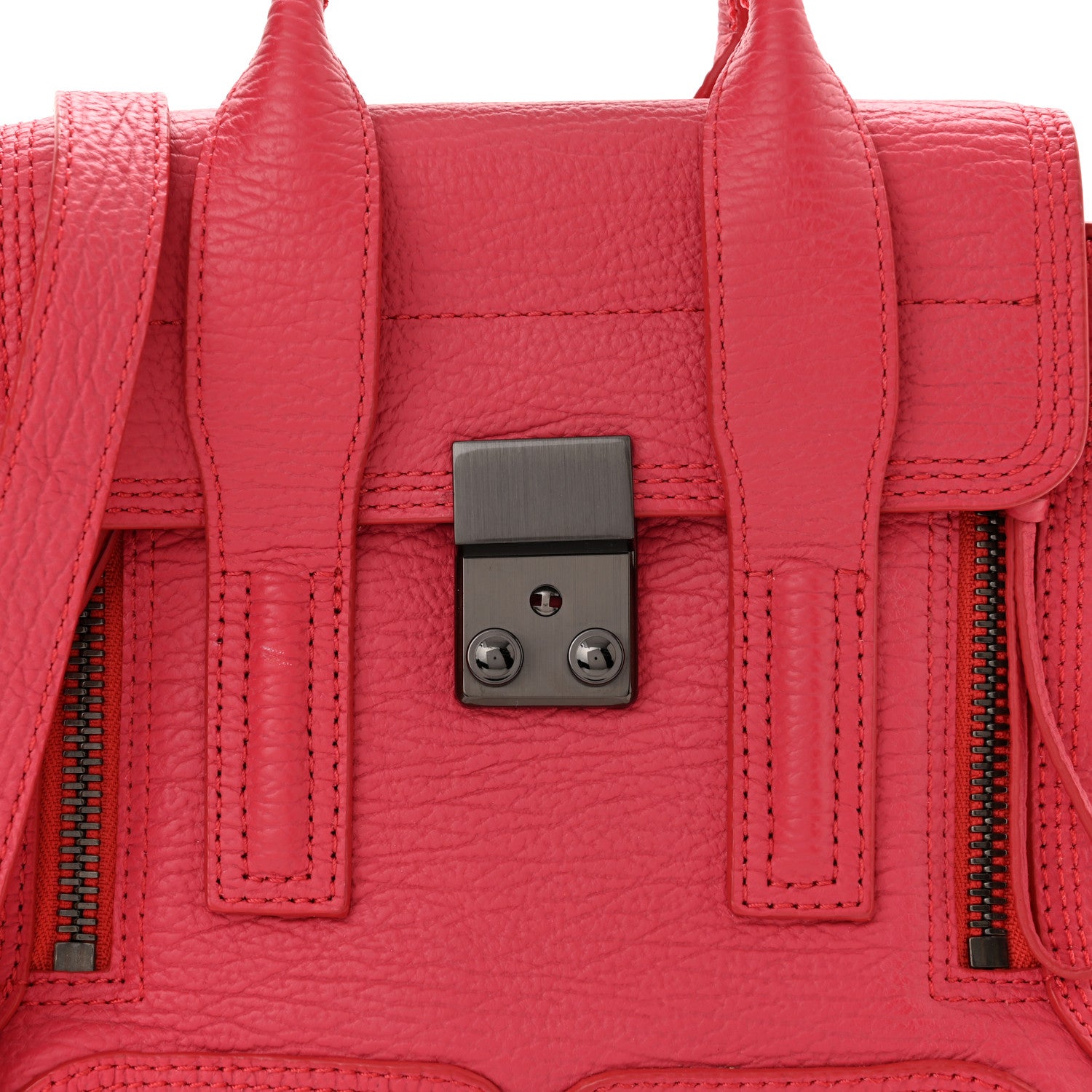3.1 Phillip Lim Textured Calfskin Mini Pashli Satchel Bright Fuchsia 8 of 12