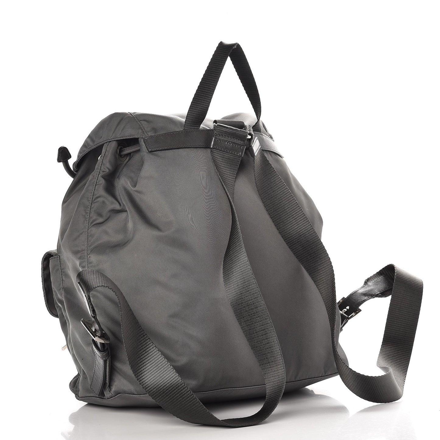 Tessuto Nylon Saffiano Vela Backpack Grey