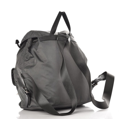 Prada Tessuto Nylon Saffiano Vela Backpack Grey 3 of 8