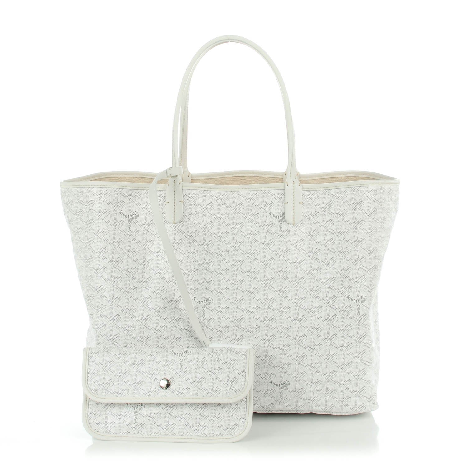 Goyard Goyardine Saint Louis PM White 1 of 9