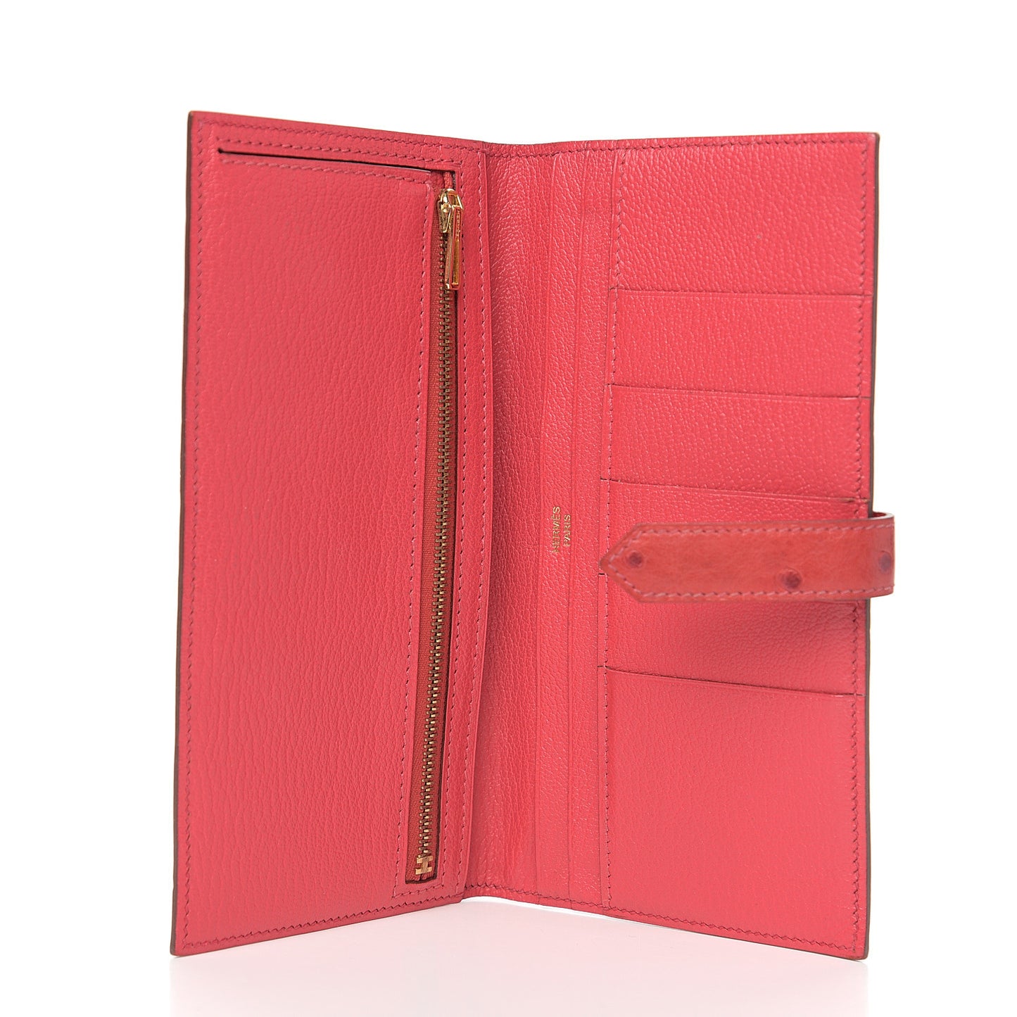 Ostrich Bearn Wallet Bougainvillea