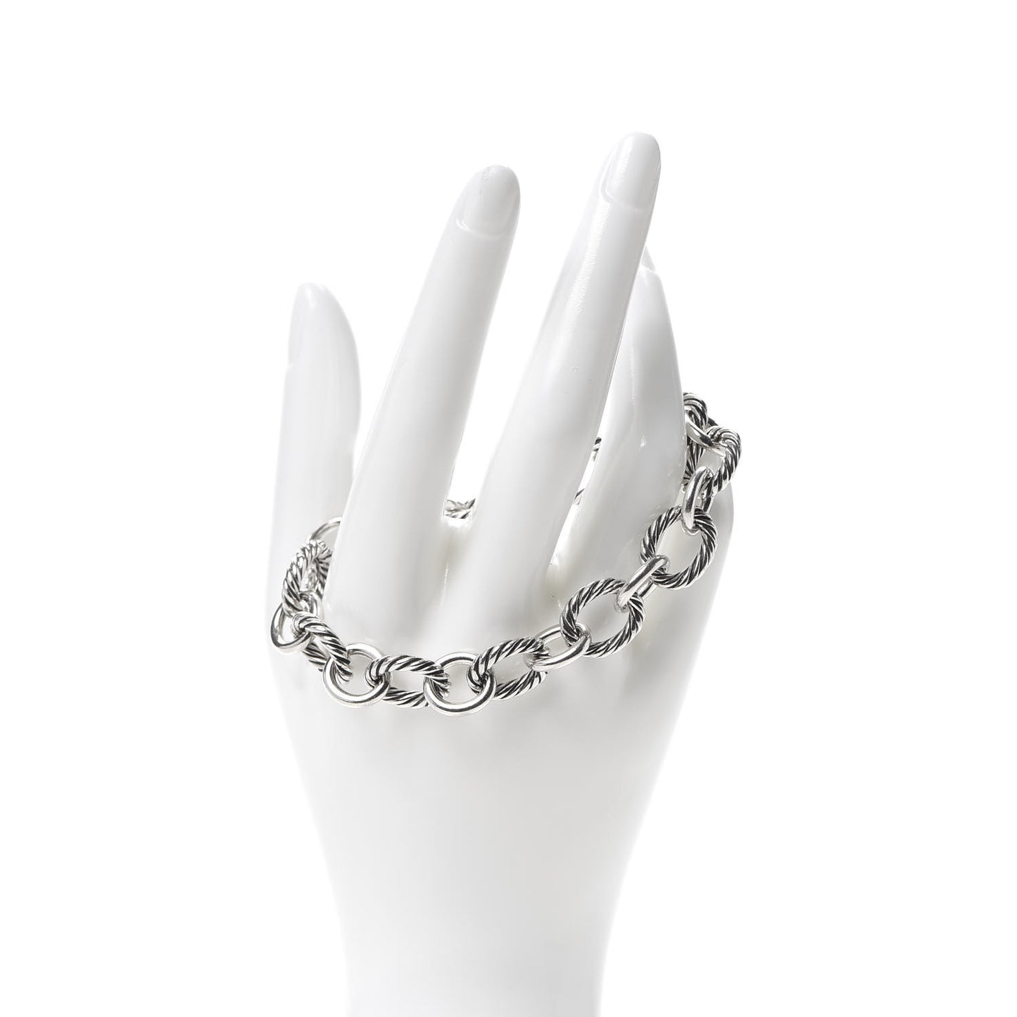 Sterling Silver 12mm Large Oval Link Bracelet