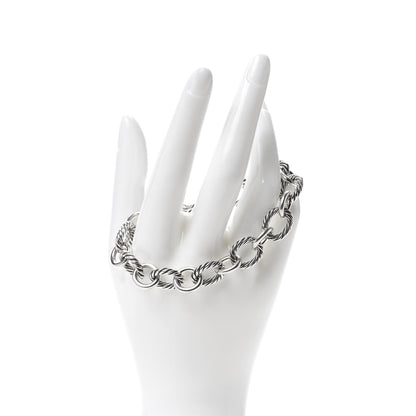 David Yurman Sterling Silver 12mm Large Oval Link Bracelet 2 of 4