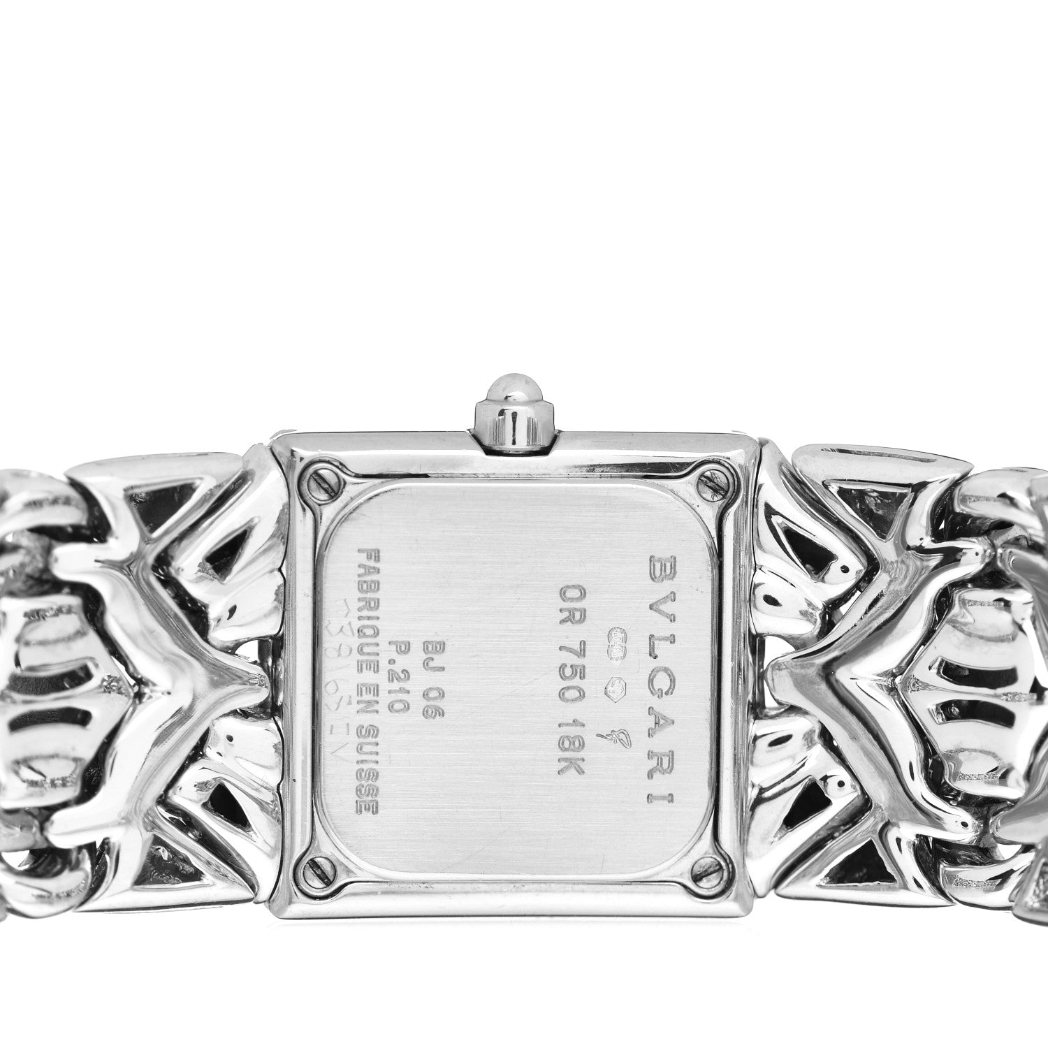 Bulgari 18K White Gold 22mm Trika Quartz Watch 4 of 5