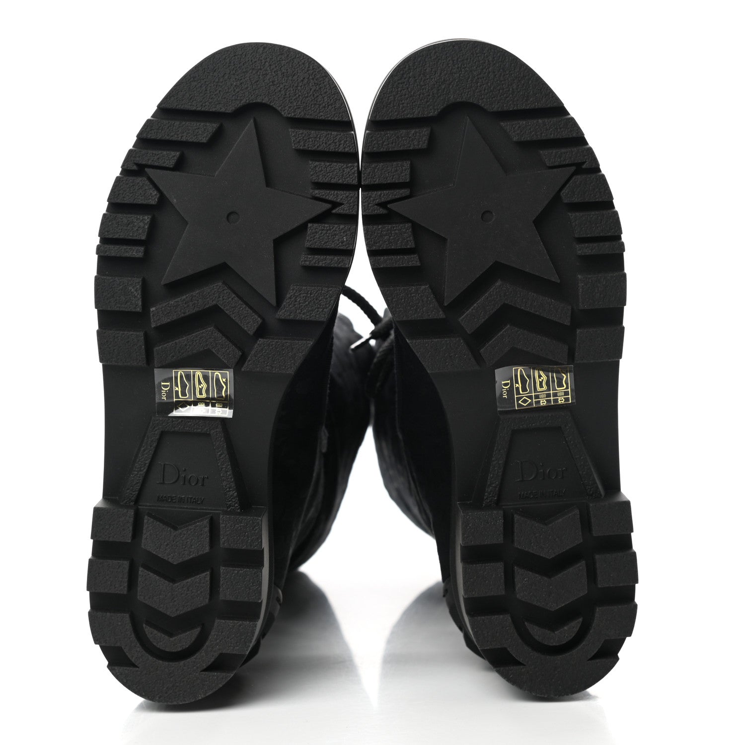 Christian Dior Oblique Shiny Technical Fabric Dior Iron Boots 36.5 Black 5 of 8