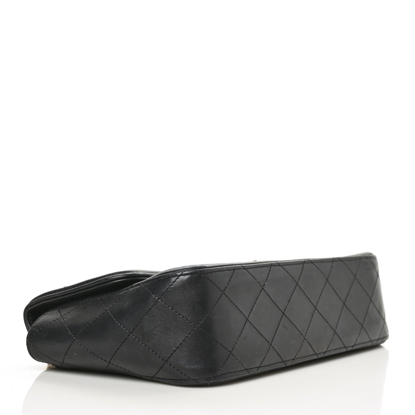 Lambskin Quilted Medium Elegant CC Flap Black