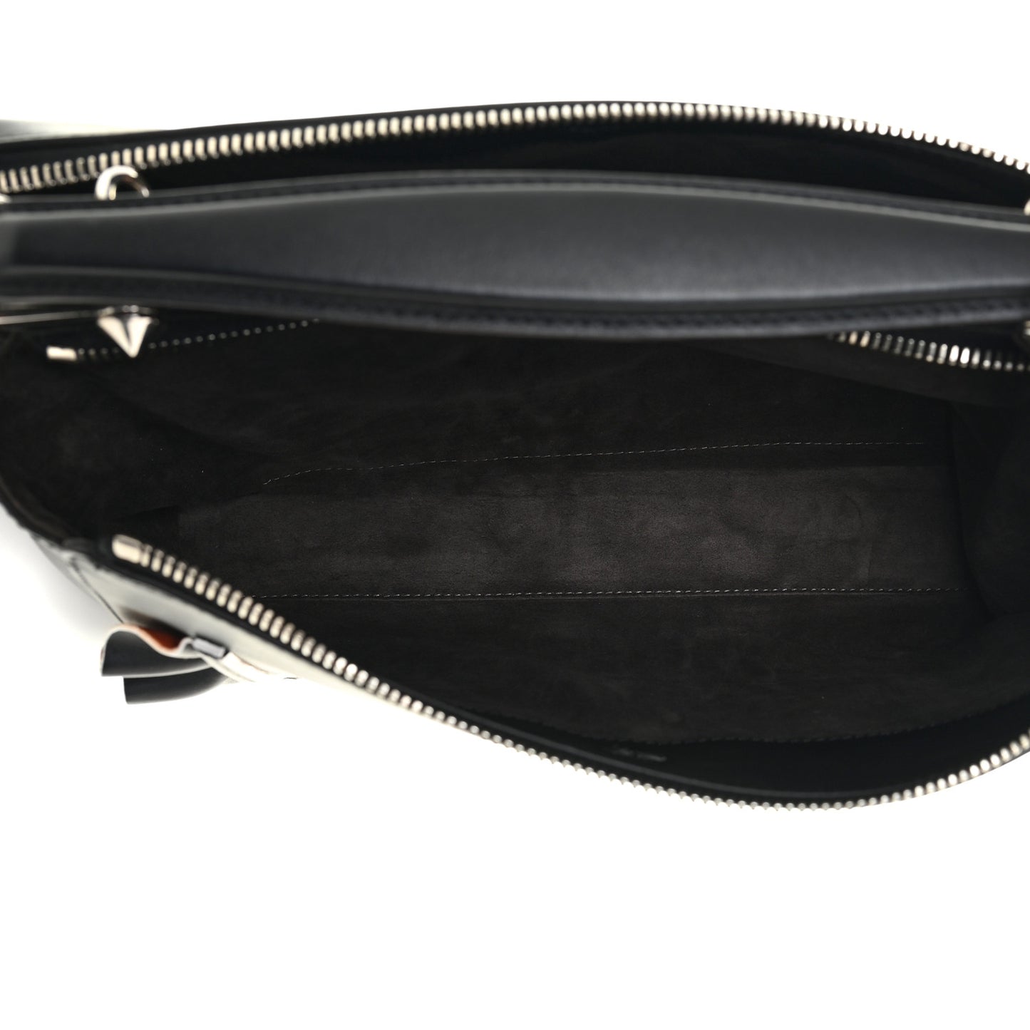 Vitello Baltico Century Dolce Waves DotCom Satchel Black Terracotta