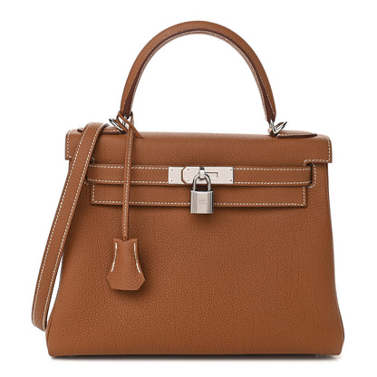 Hermes Togo Kelly Retourne 28 Gold 1 of 12