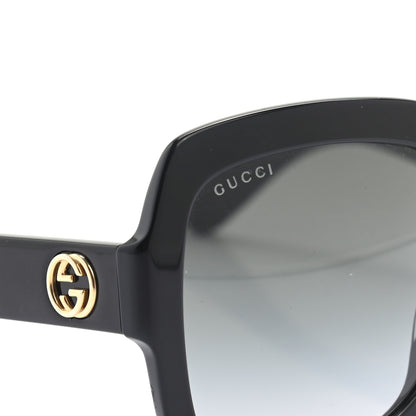 Gucci Oversized Square GG0036S Sunglasses Black 7 of 7