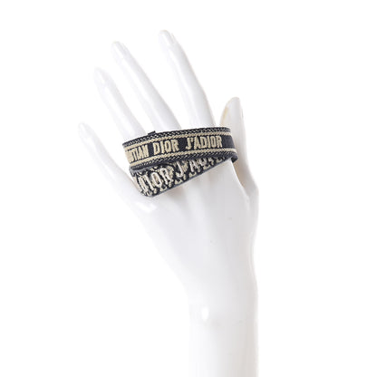 Christian Dior Woven Cotton J'Adior Friendship Bracelet Set Navy 2 of 3