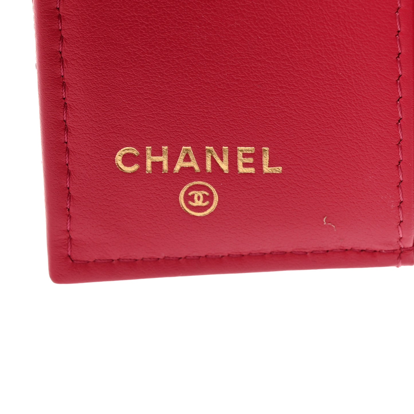 Caviar Quilted Double Flap Wallet Pink