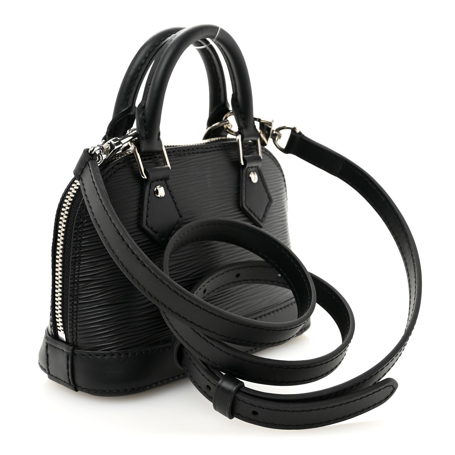 Louis Vuitton Epi Alma Nano Black 3 of 9