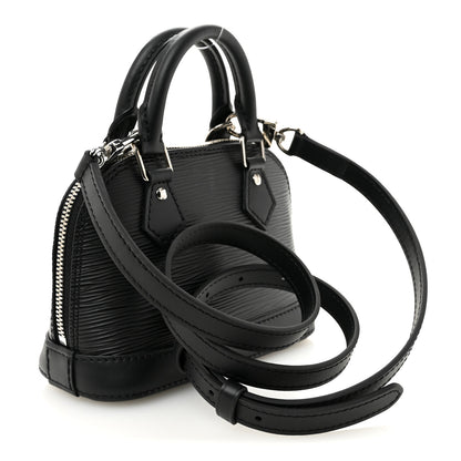 Louis Vuitton Epi Alma Nano Black 3 of 9