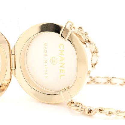 Chanel Lambskin Quilted Sphere Mini Bag Charm Beige 4 of 5