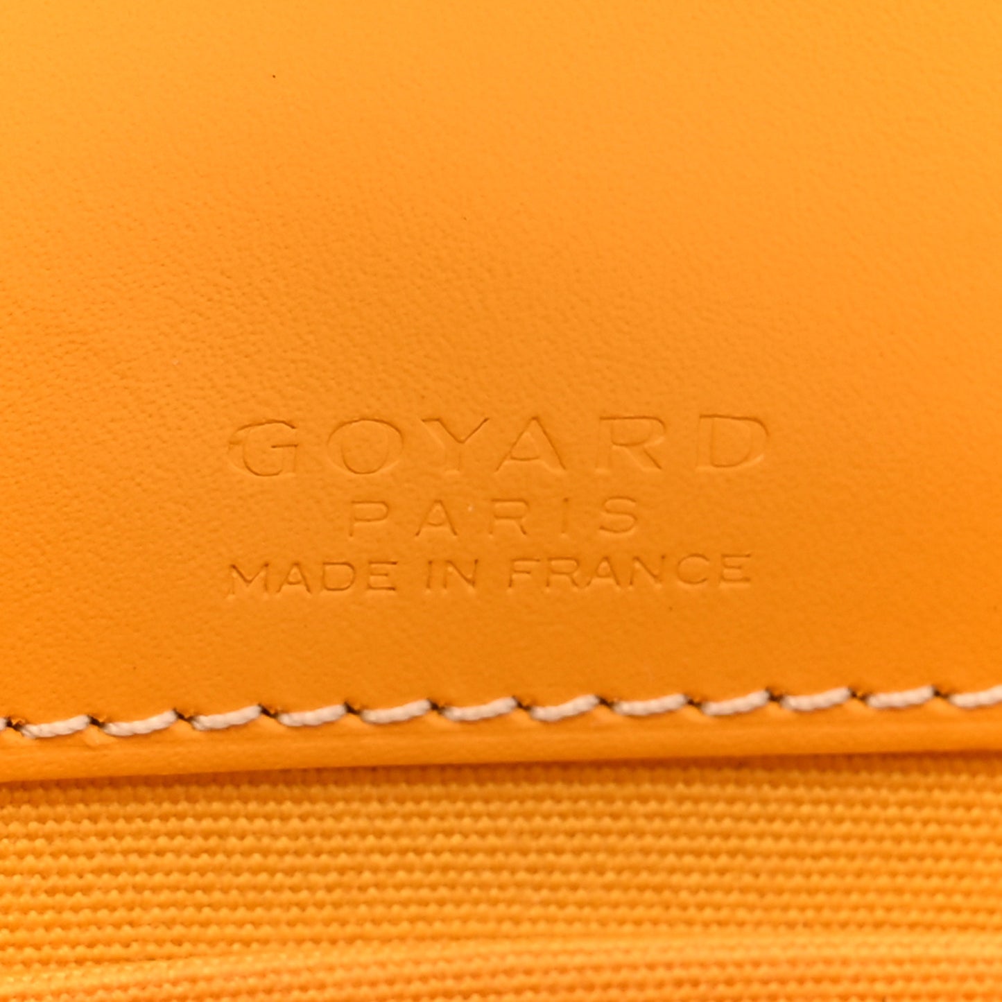 Goyardine Monte Carlo Bois Clutch With Strap Yellow