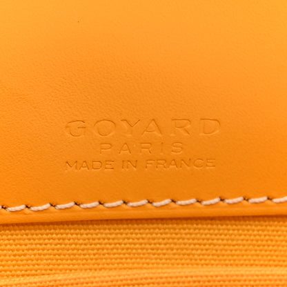 Goyard Goyardine Monte Carlo Bois Clutch With Strap Yellow 6 of 12